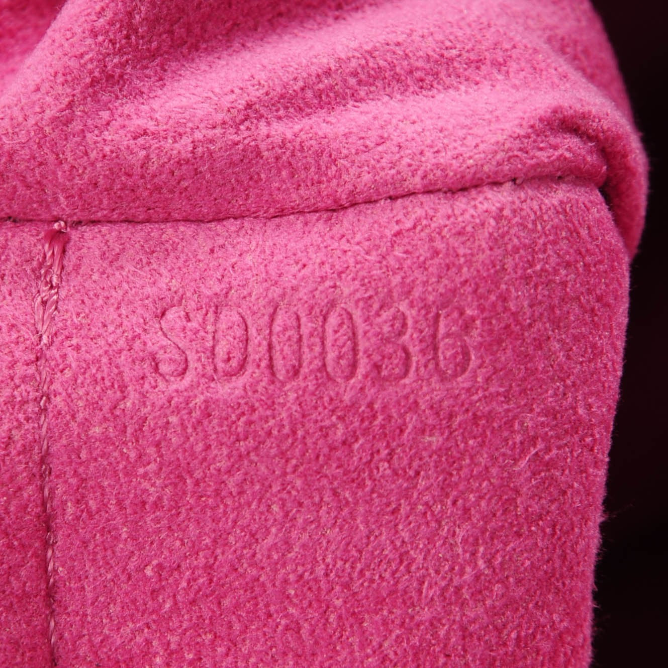 Louis Vuitton Denim Baggy PM Fuchsia 7 of 7