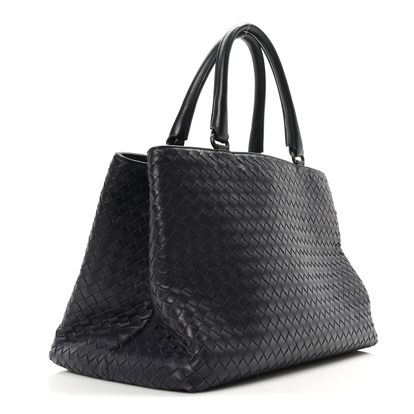 Nappa Intrecciato Milano Tote Grape
