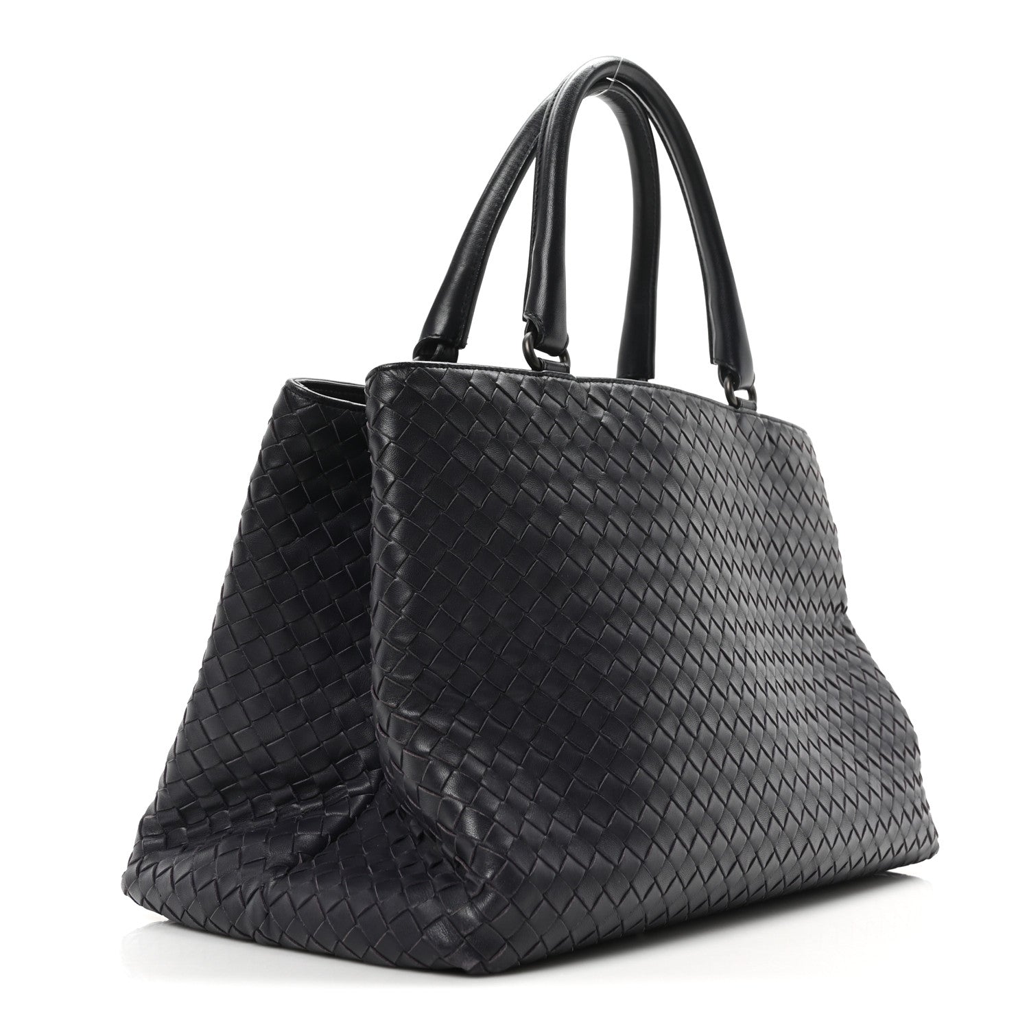 Bottega Veneta Nappa Intrecciato Milano Tote Grape 3 of 9