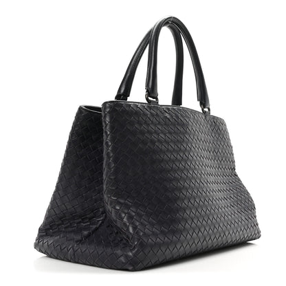 Bottega Veneta Nappa Intrecciato Milano Tote Grape 3 of 9