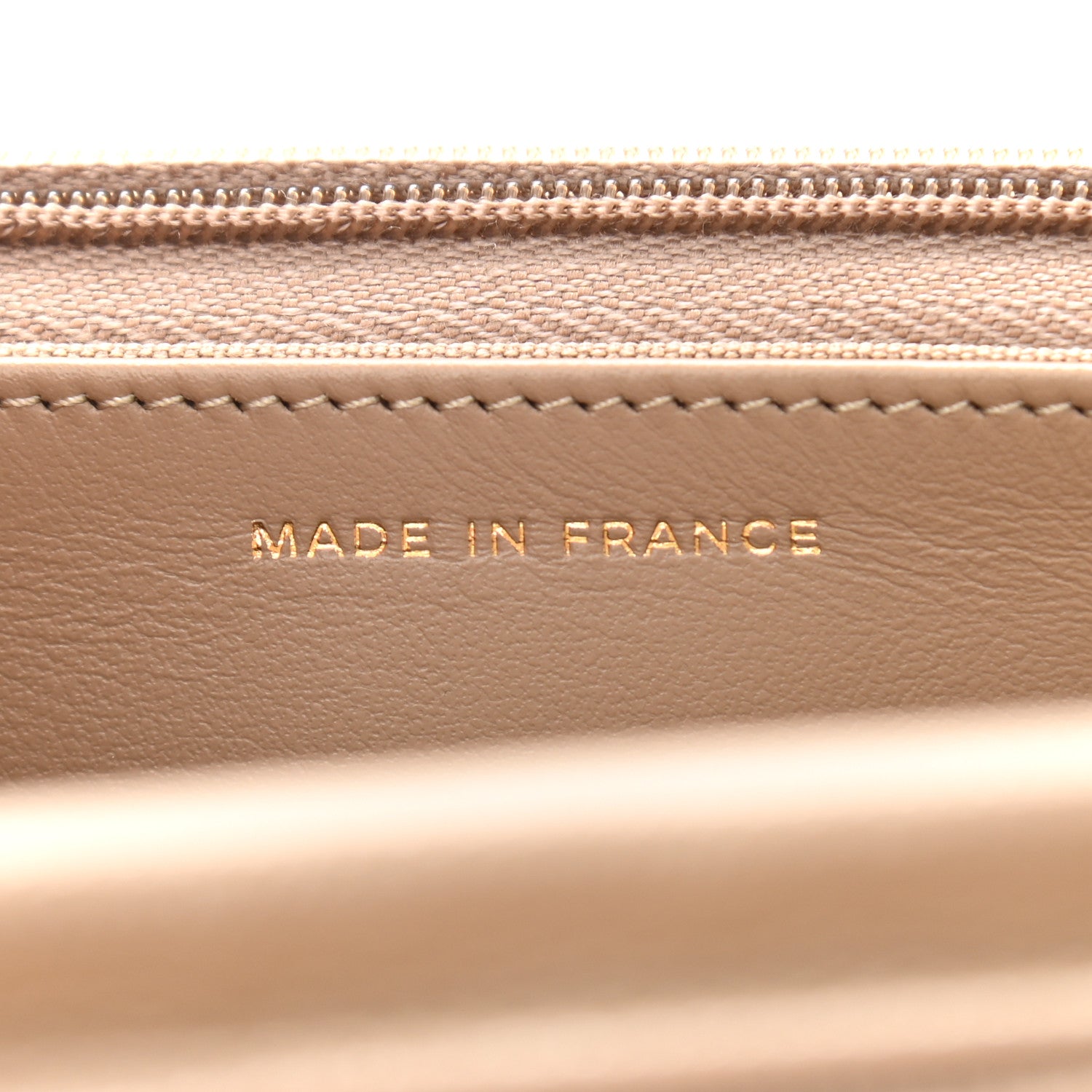 Chanel Caviar Quilted Wallet On Chain WOC Beige 7 of 12