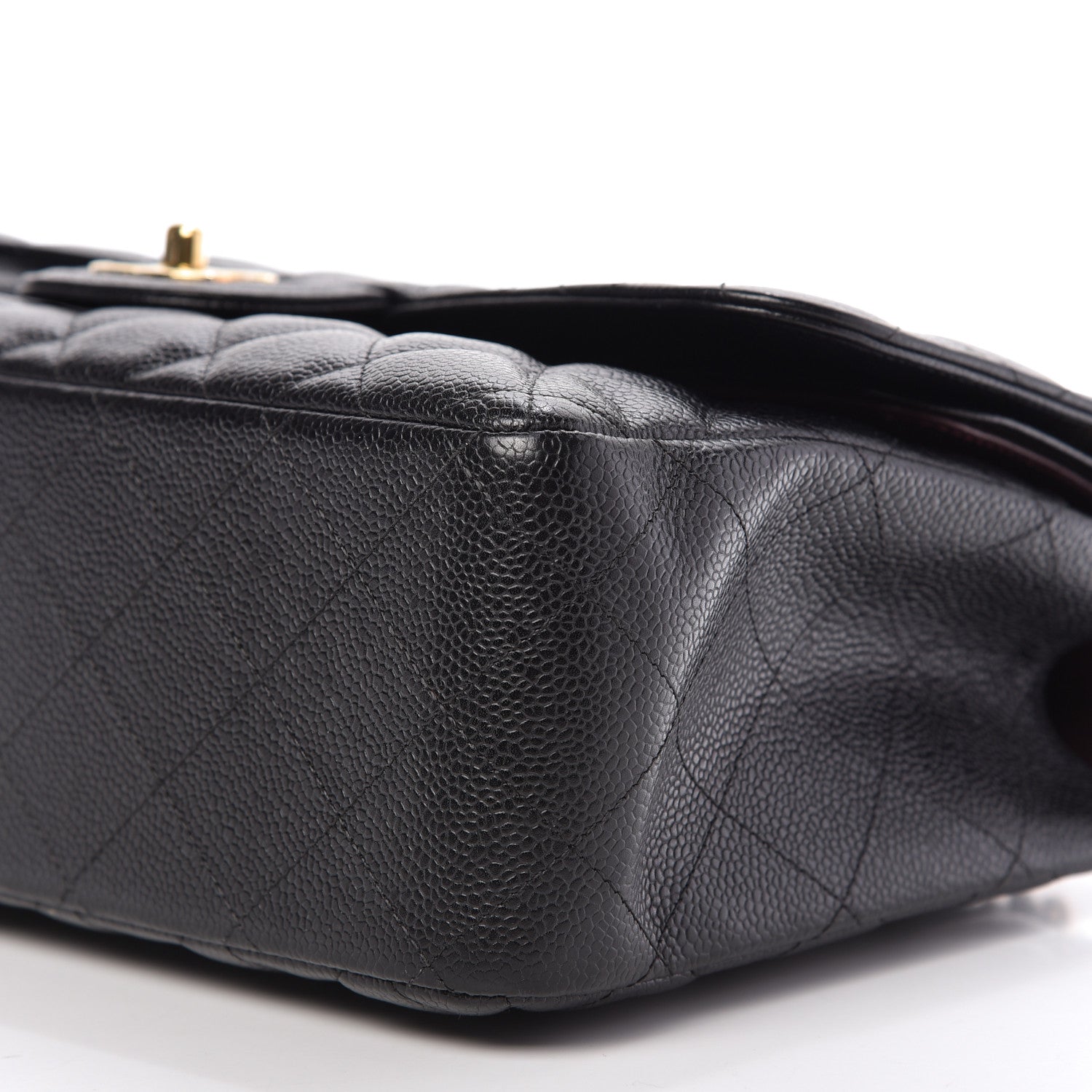 Chanel Caviar Quilted Jumbo Double Flap Black 7 of 11