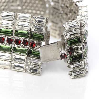 Gucci Crystals Double G Web Tennis Bracelet S Multicolor 4 of 5