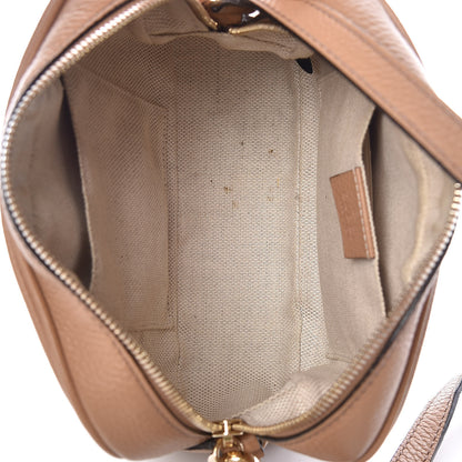 Gucci Pebbled Calfskin Small Soho Disco Bag Camelia 9 of 15