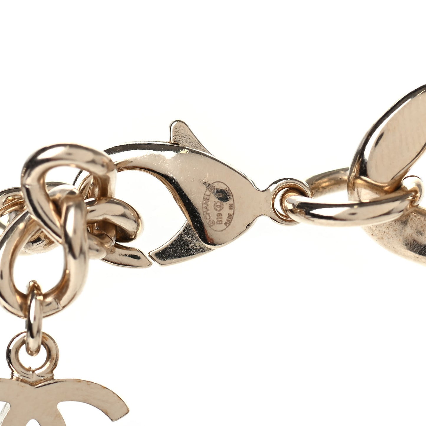 x Pharrell Williams Crystal CC Necklace Gold