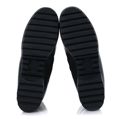 Louis Vuitton Nylon Embroidered Monogram Suede Laureate Platform Desert Boots 41 Kaki 7 of 10