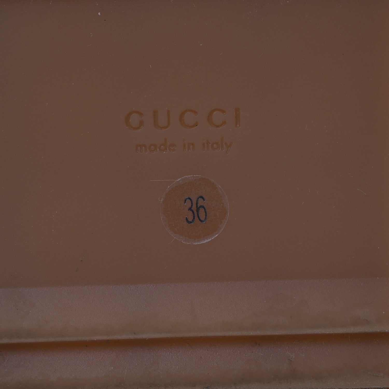 Gucci Canvas GG Monogram Angelina Platform Slide Sandals 36 Beige Ruggine 16 of 30