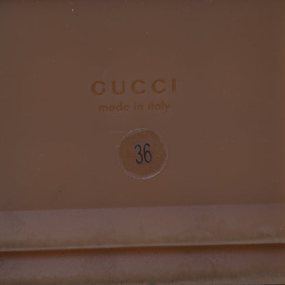 Gucci Canvas GG Monogram Angelina Platform Slide Sandals 36 Beige Ruggine 16 of 30