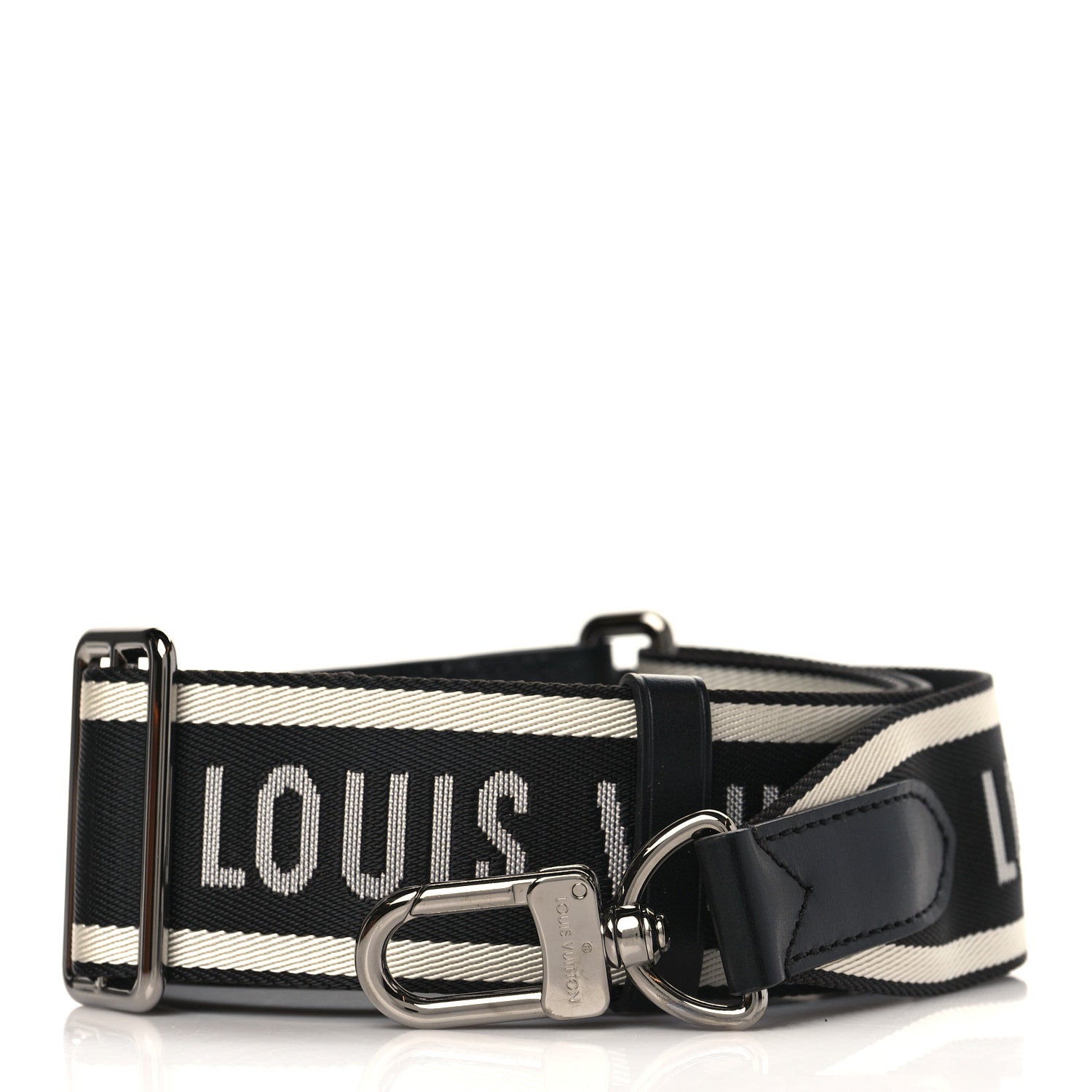 Louis Vuitton Nylon Jacquard Sporty Bandouliere Shoulder Strap Black 1 of 6