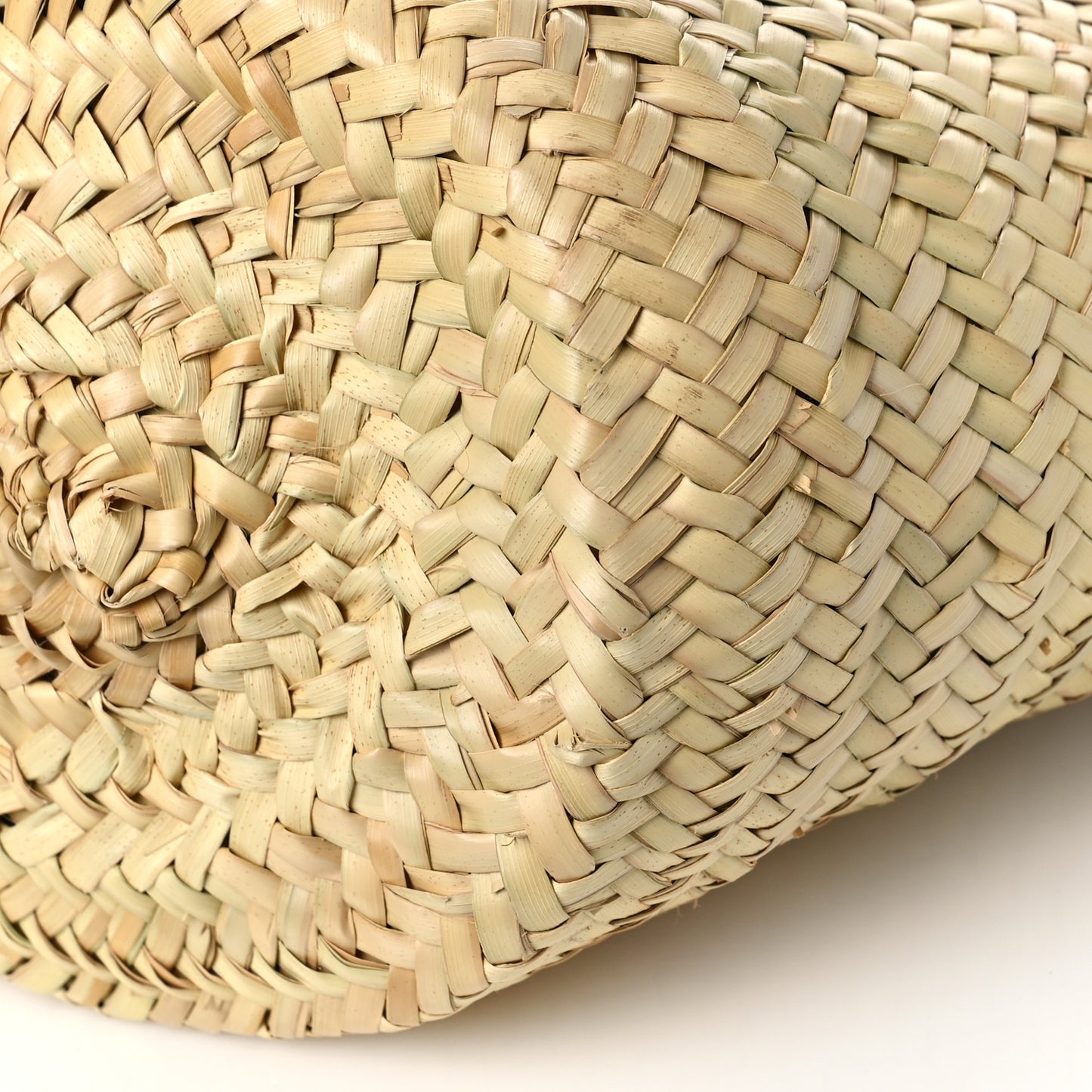 Woven Straw Loubishore Tote Sunrise