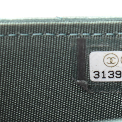 Chanel Lambskin Quilted Top Handle Flap Coin Purse With Chain Green 8 of 13