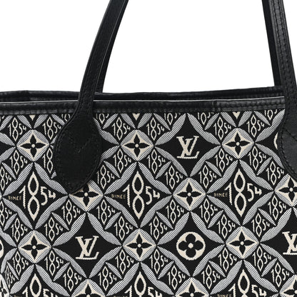 Louis Vuitton Jacquard Since 1854 Neverfull MM Grey 7 of 10