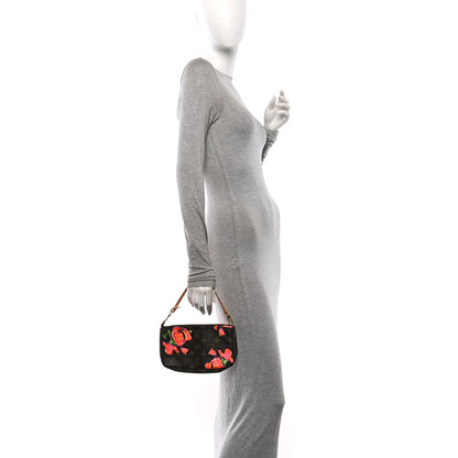 Louis Vuitton Monogram Roses Pochette Accessories 2 of 10
