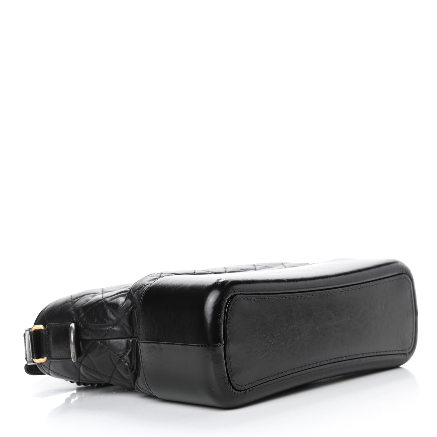 Chanel Aged Calfskin Quilted Medium Gabrielle Hobo Black 3 of 5