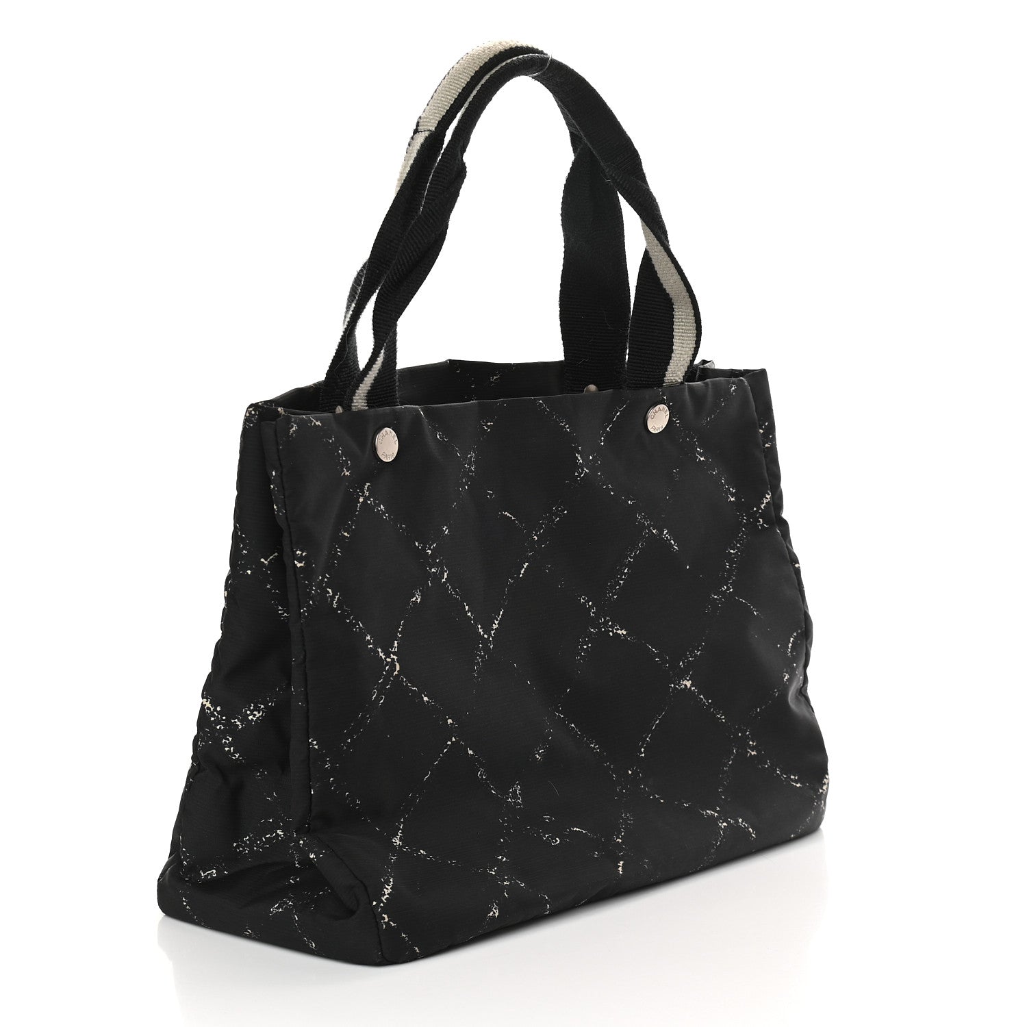 Chanel Nylon Travel Tote Black 2 of 8