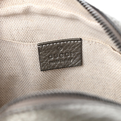 Gucci Metallic Pebbled Calfskin Small Soho Disco Bag Sasso 7 of 10