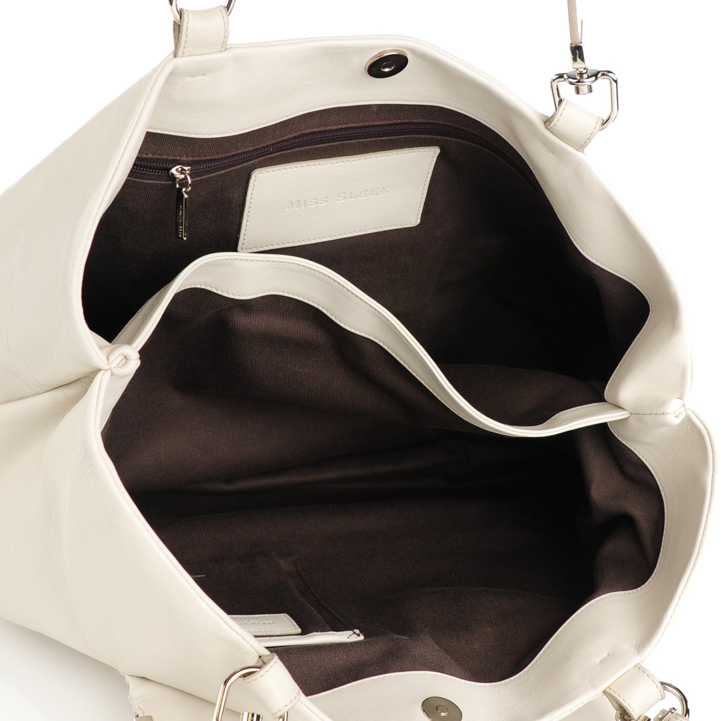 Calfskin Miss Sleek Bianco