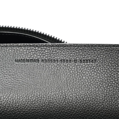 Balenciaga Grained Calfskin Neo Classic Black Hardware Large Top Handle Bag Black 7 of 9