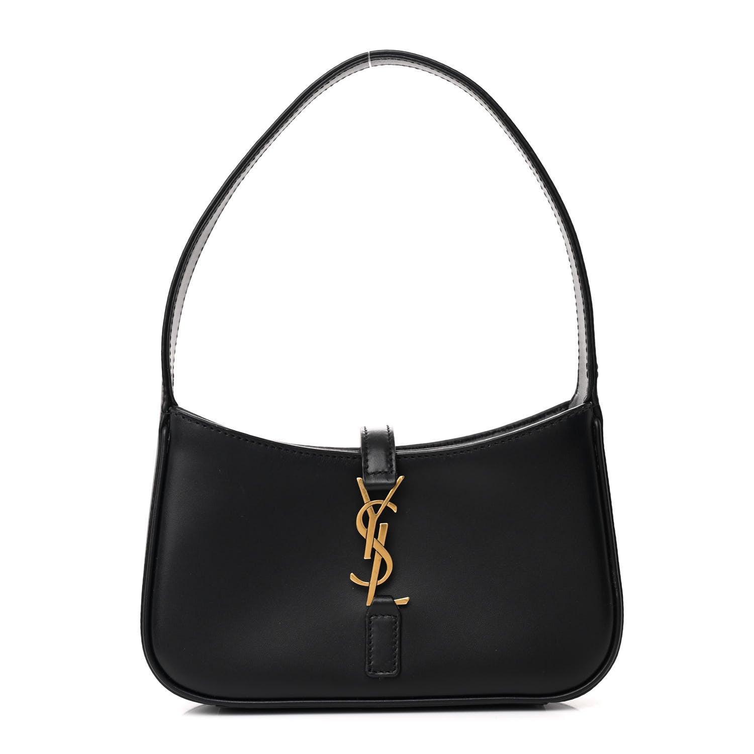 Saint Laurent Smooth Calfskin Le 5 A 7 Mini Hobo Black 1 of 10
