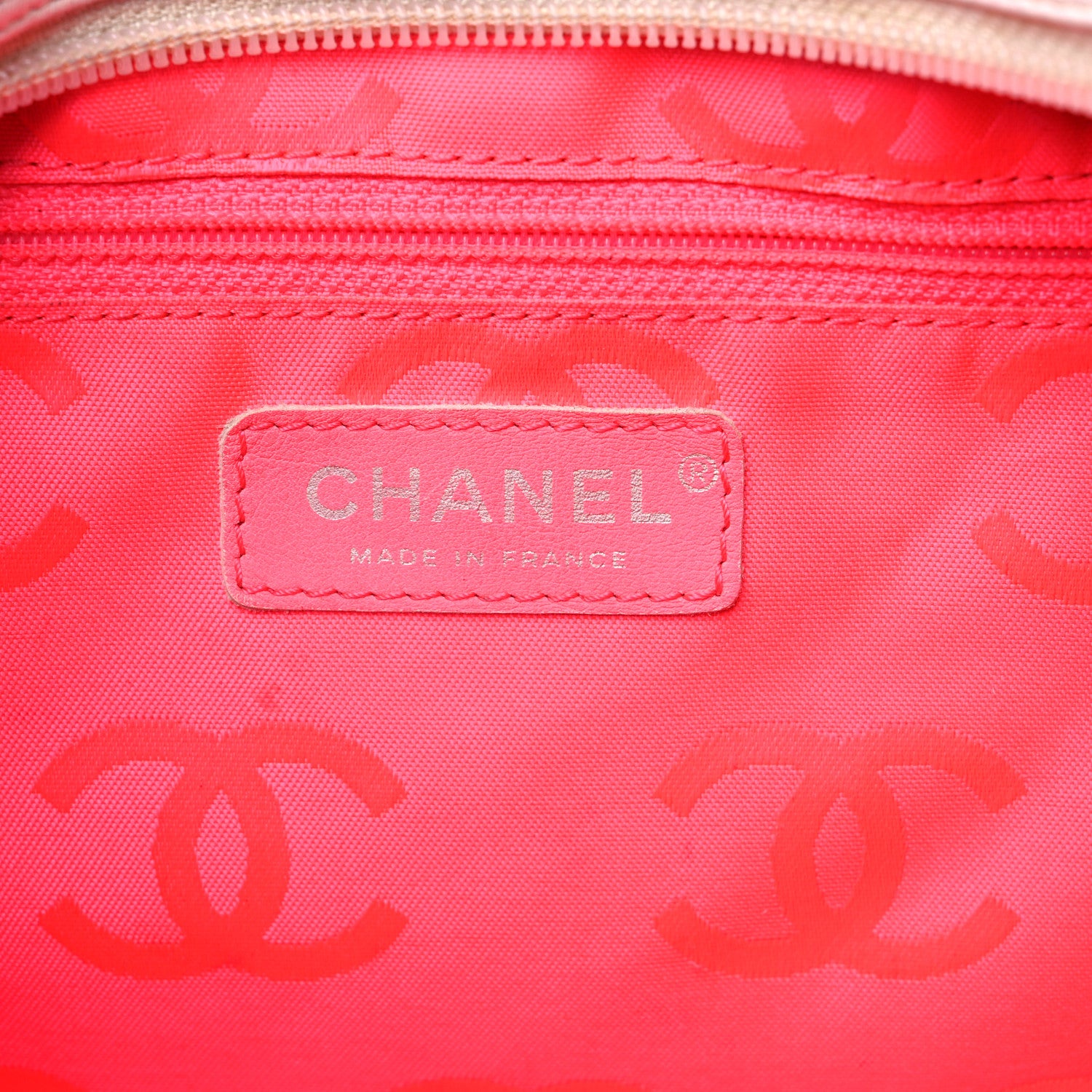 Chanel Calfskin Quilted Large Cambon Bowler White Black 6 of 18