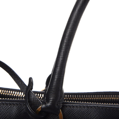 Prada Saffiano Lux Extra Large Galleria Double Zip Tote Black 16 of 19