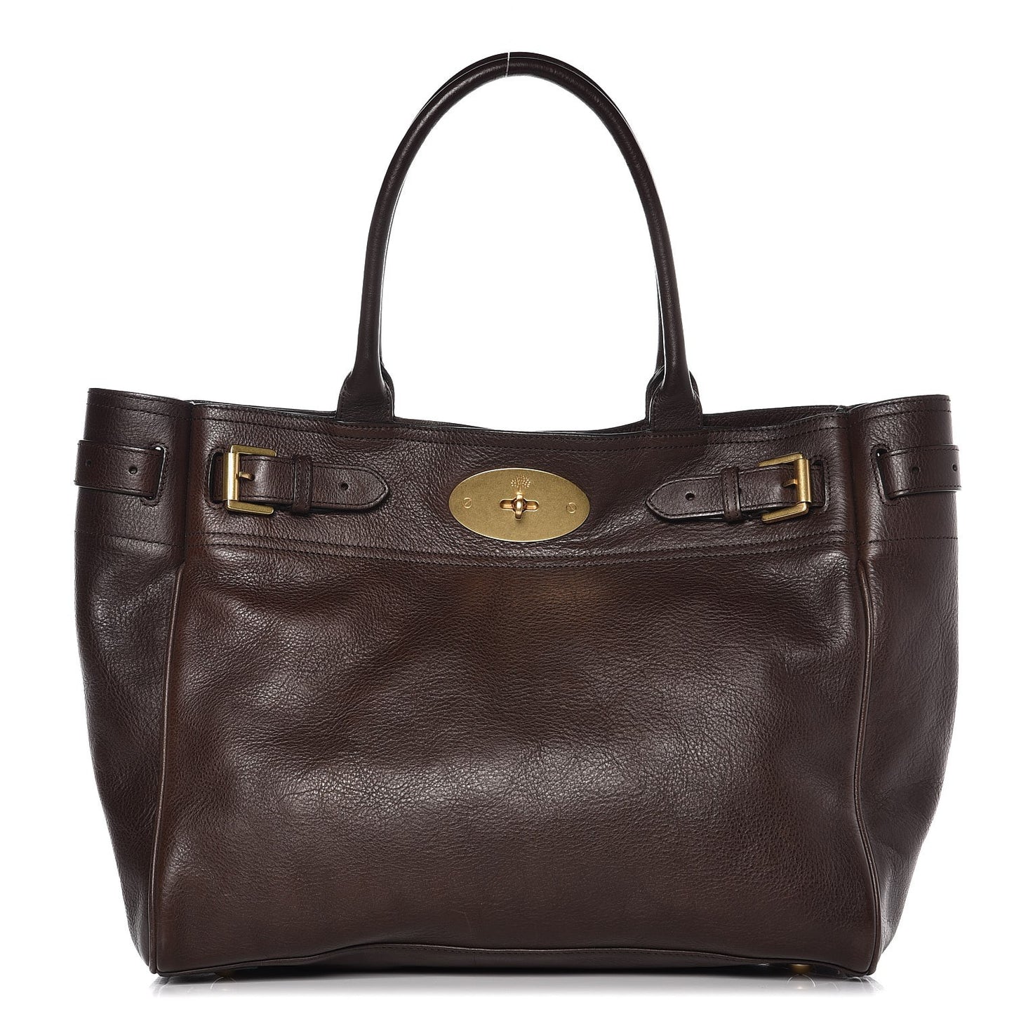Natural Leather Bayswater Tote Chocolate