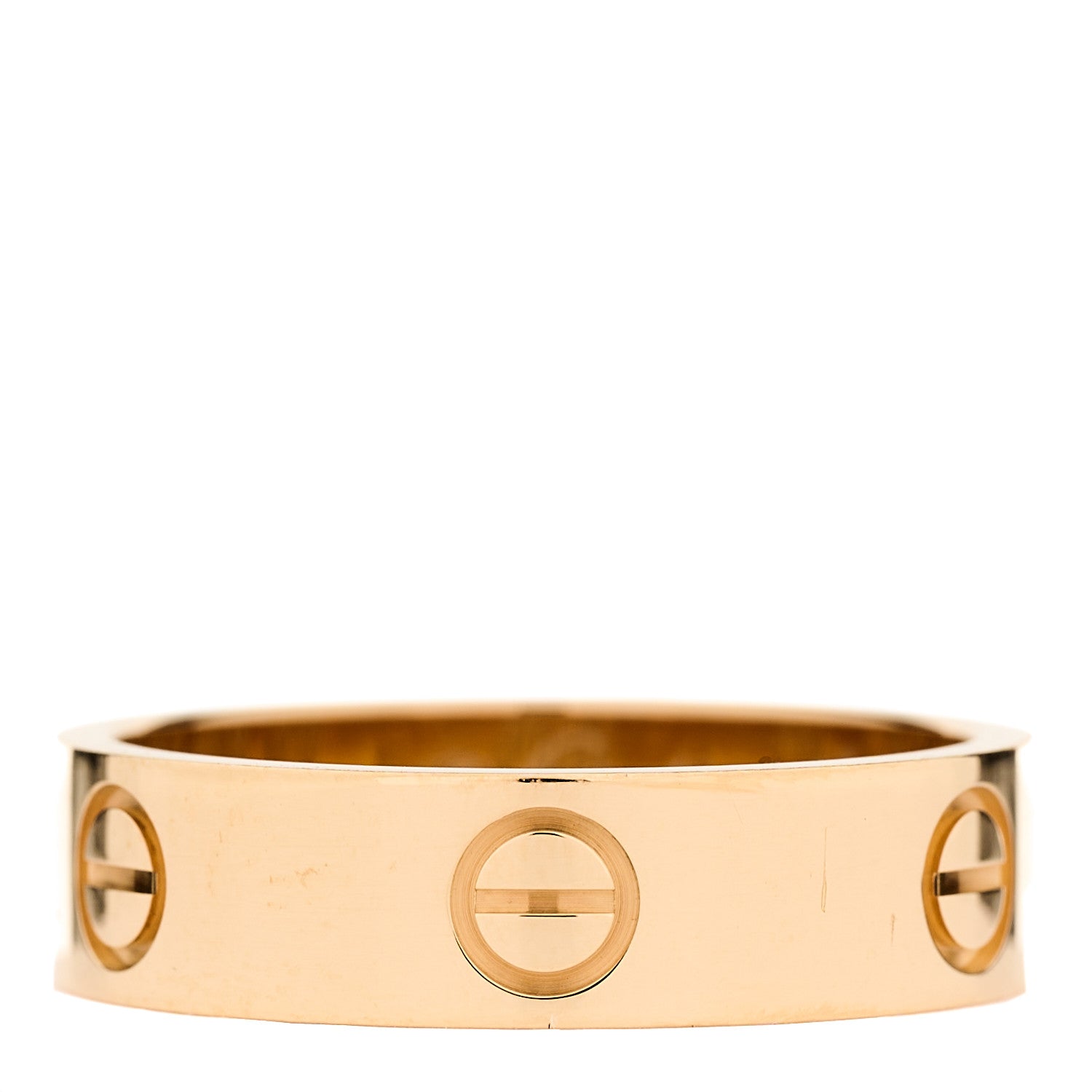 Cartier 18K Yellow Gold 5.5mm LOVE Ring 58 8.5 1 of 6