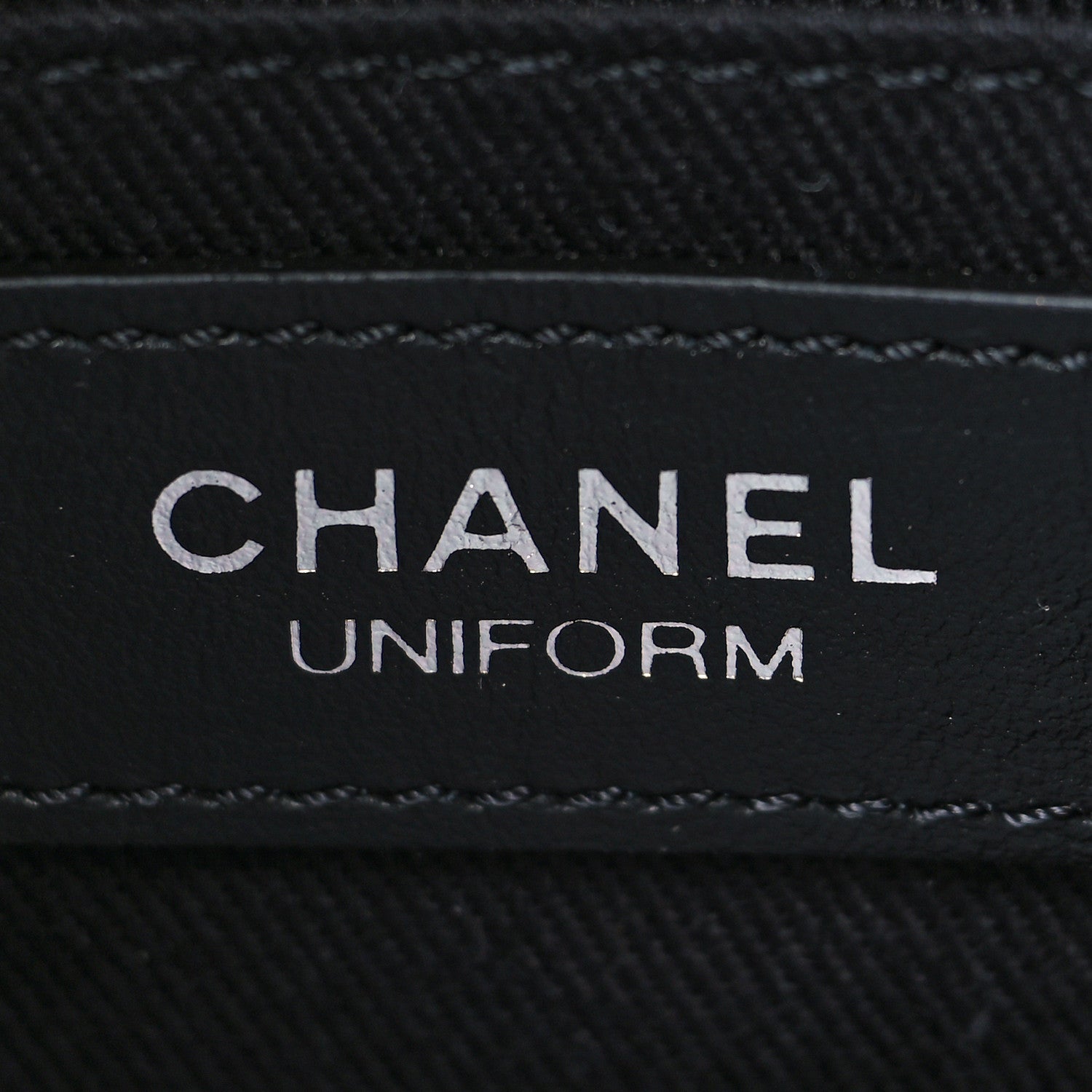 Chanel Calfskin Quilted CC Uniform Flap Belt Bag Black 6 of 10
