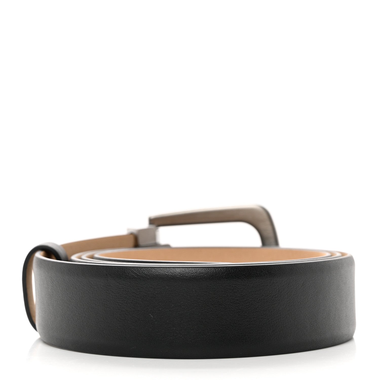 Chanel Calfskin Belt 95 38 Black 2 of 7