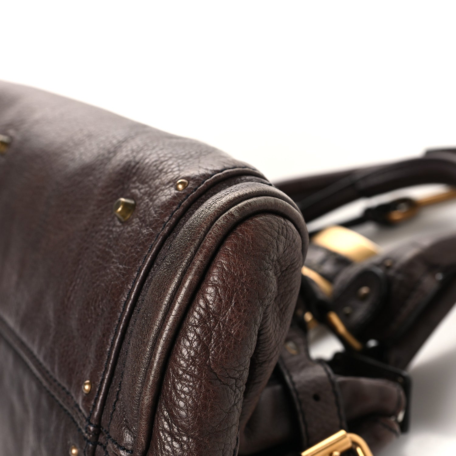 Chloe Calfskin Medium Paddington Satchel Chocolate 10 of 13