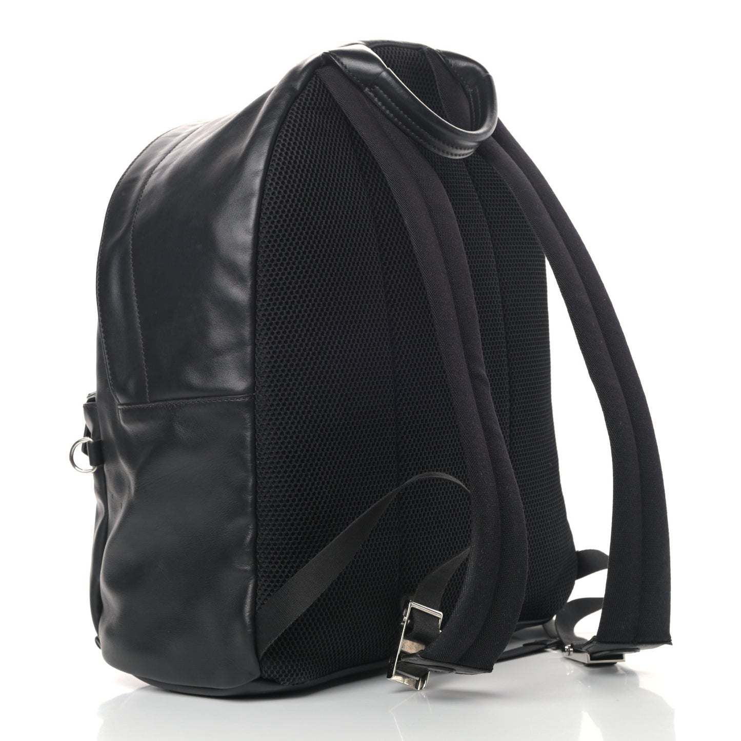 Vitello Century Elaphe Monster Eyes Backpack Black Roccia