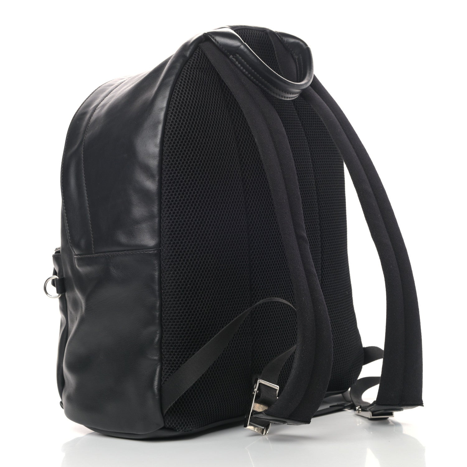 Fendi Vitello Century Elaphe Monster Eyes Backpack Black Roccia 3 of 12