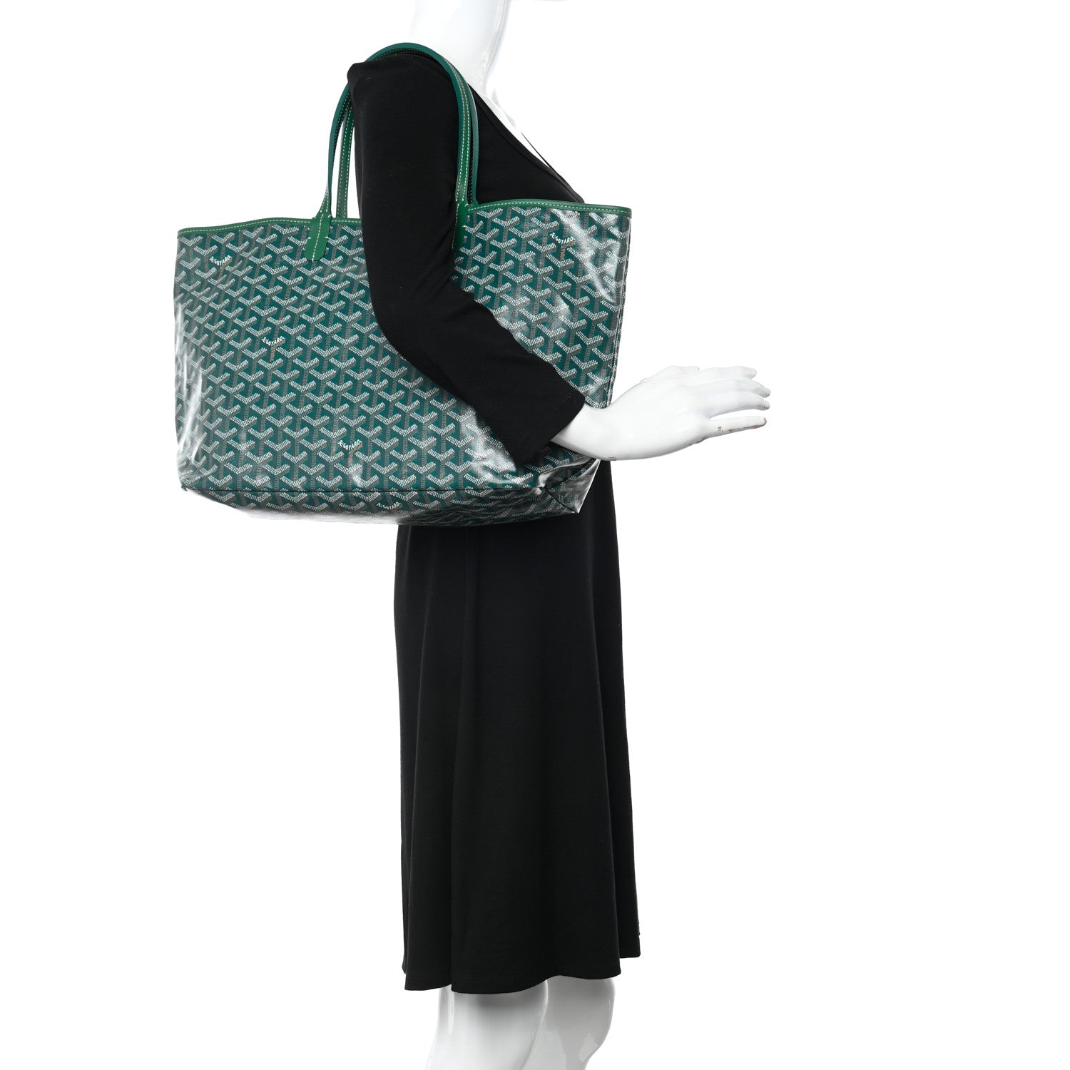 Goyard Goyardine Saint Louis PM Green 2 of 9