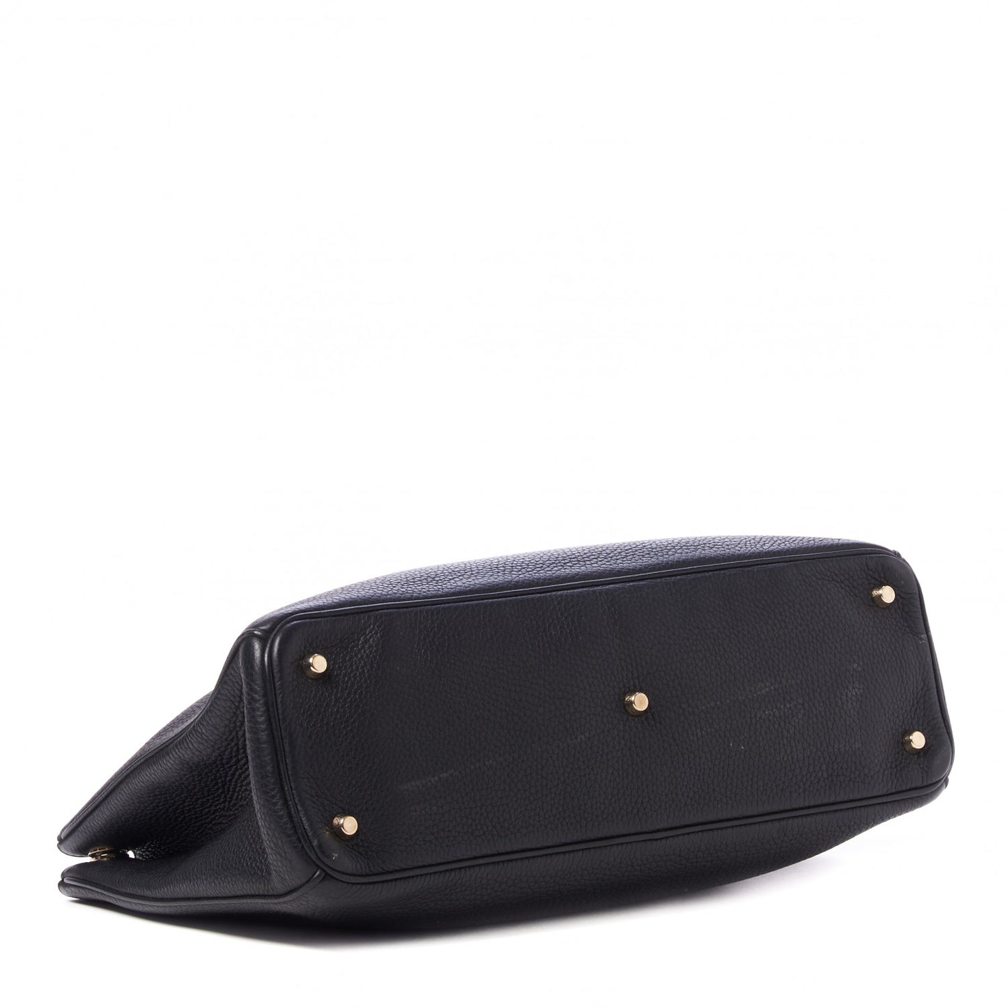 Smooth Calfskin Large Diorissimo Tote Black Rose Indien
