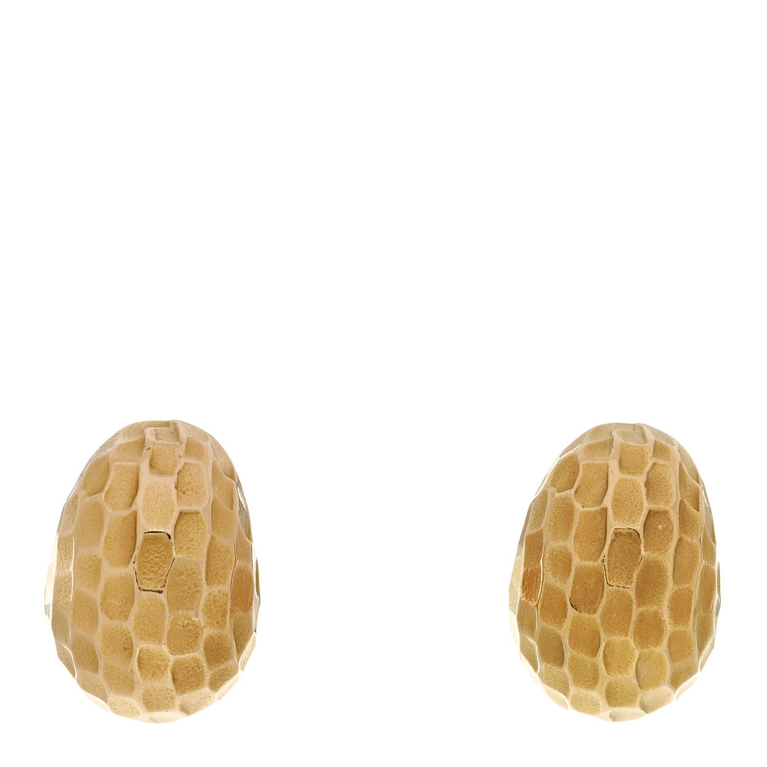 Pomellato 18K Yellow Gold Duna Dome Earrings 1 of 5