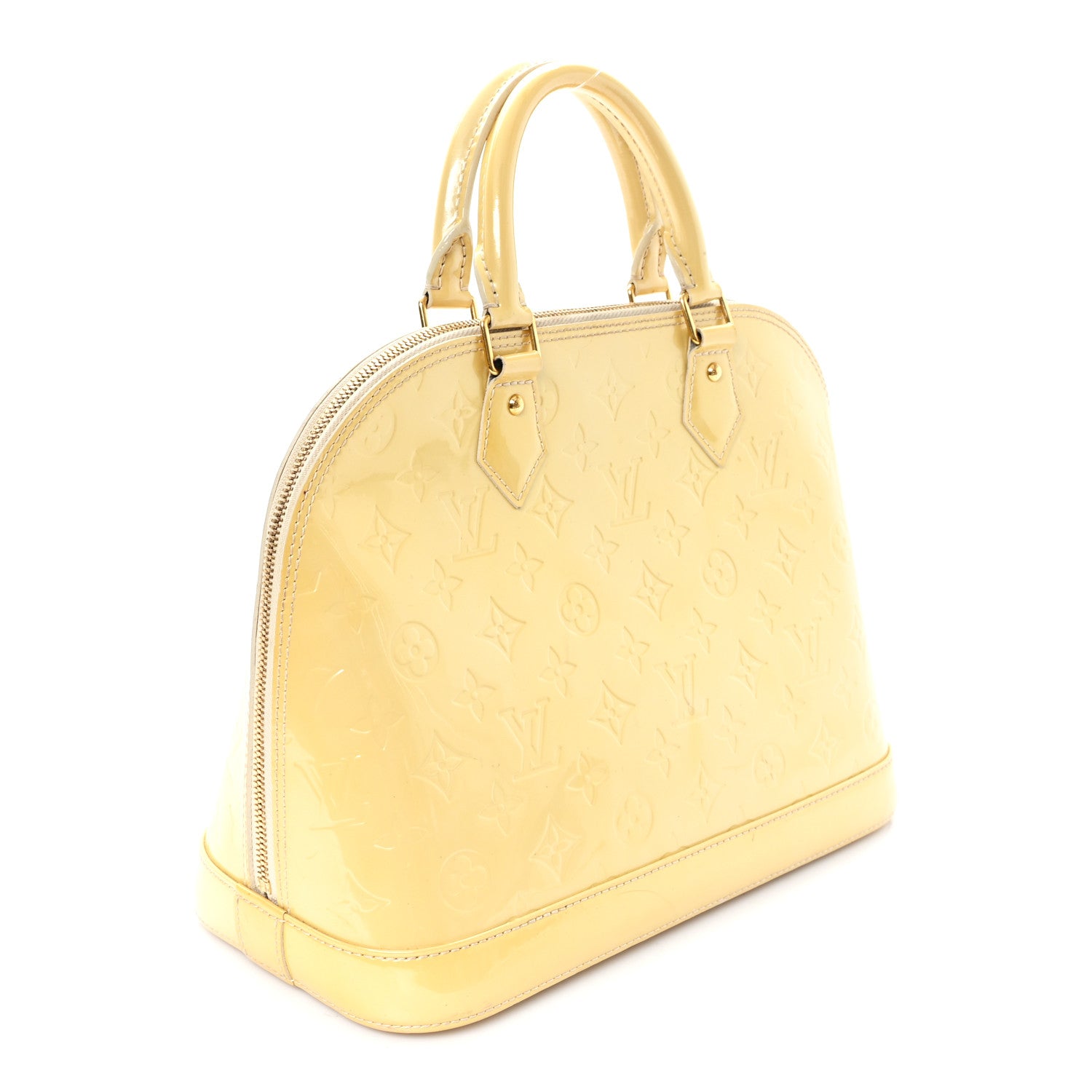 Louis Vuitton Vernis Alma PM  Blanc Corail 3 of 9