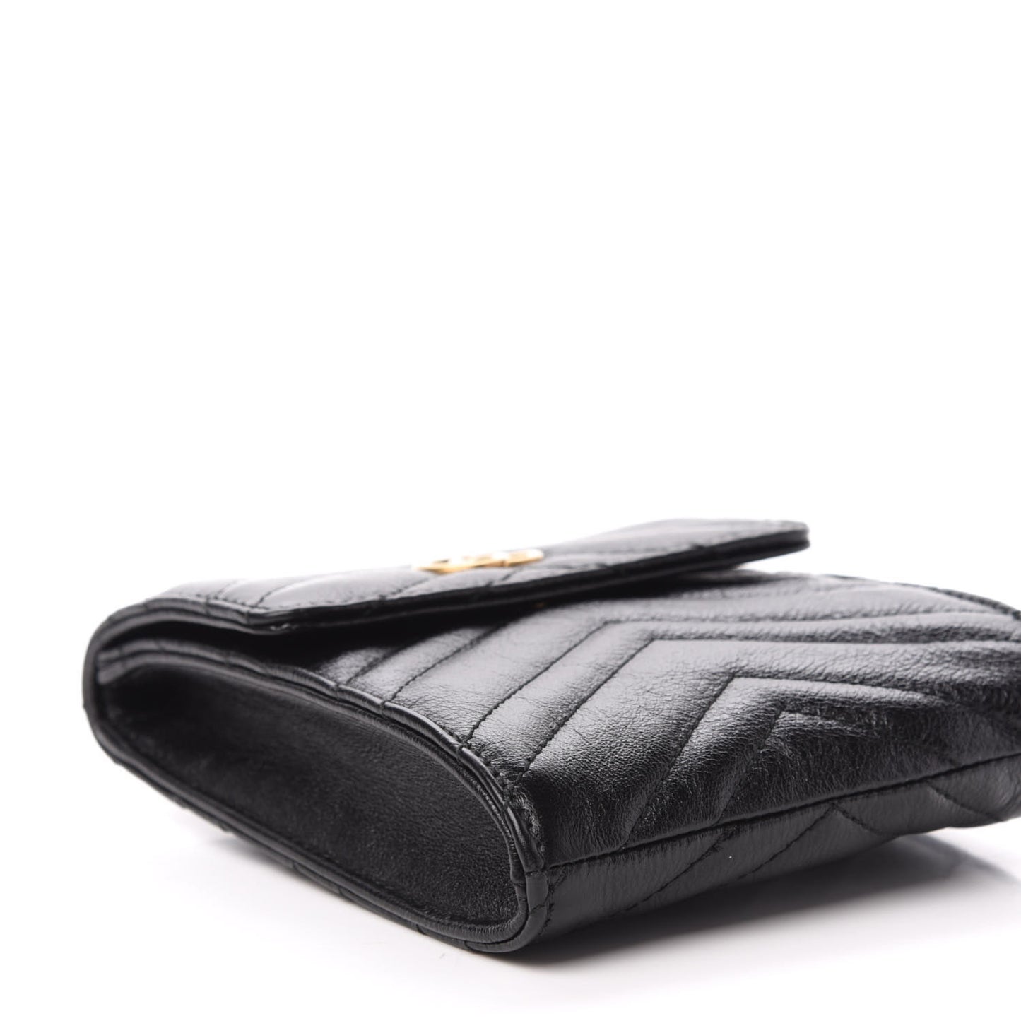 Calfskin Matelasse GG Marmont 2.0 Multi Belt Bag Pouch Black