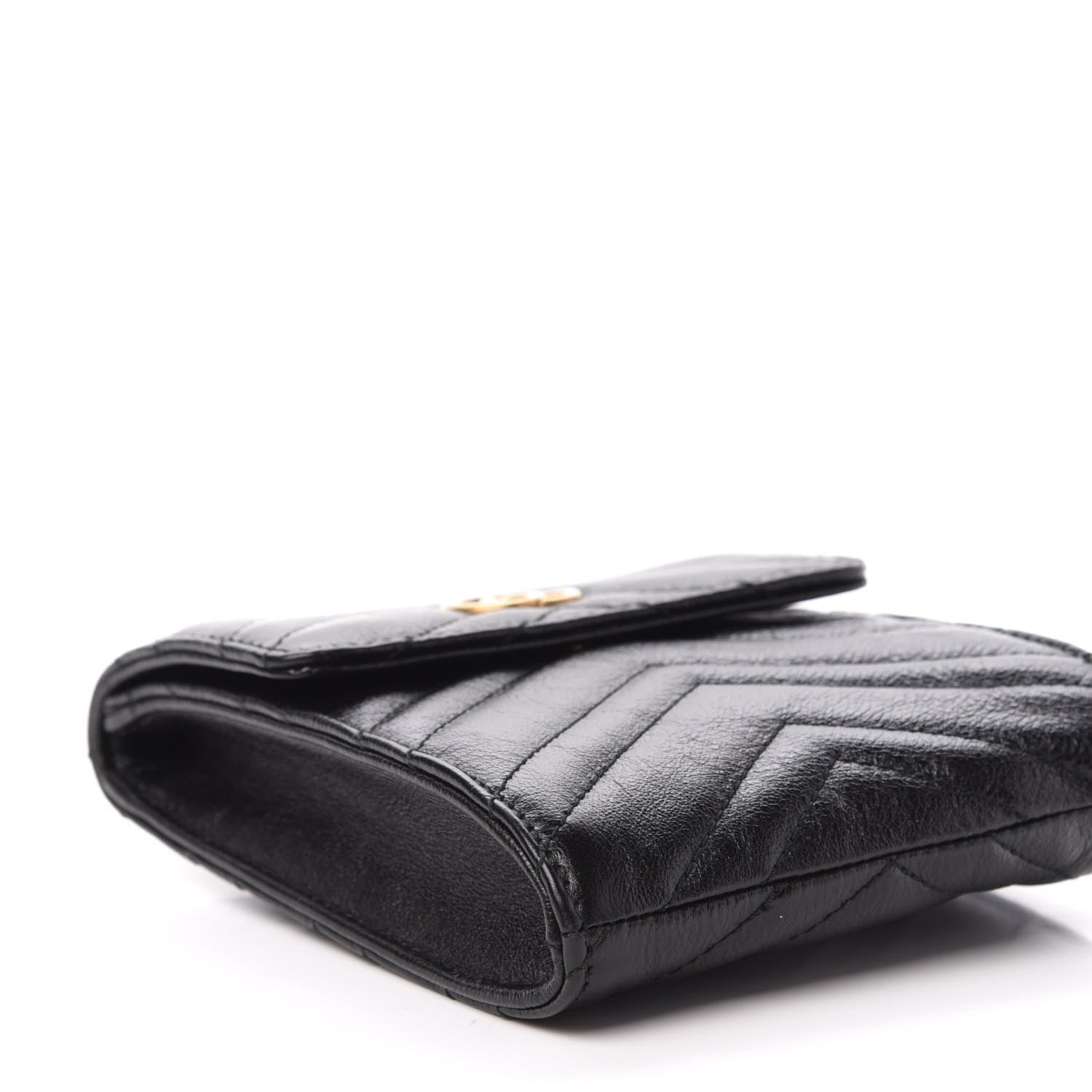 Gucci Calfskin Matelasse GG Marmont 2.0 Multi Belt Bag Pouch Black 8 of 9