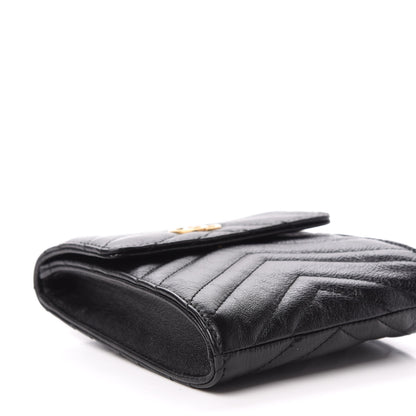 Gucci Calfskin Matelasse GG Marmont 2.0 Multi Belt Bag Pouch Black 8 of 9
