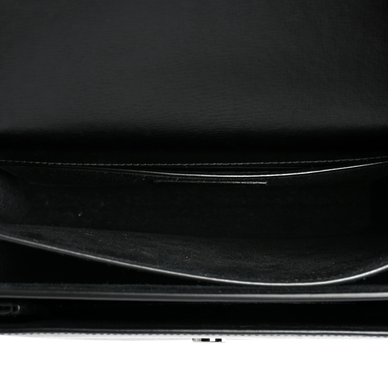 Saint Laurent Calfskin Medium Monogram Monochrome Sunset Black 6 of 8