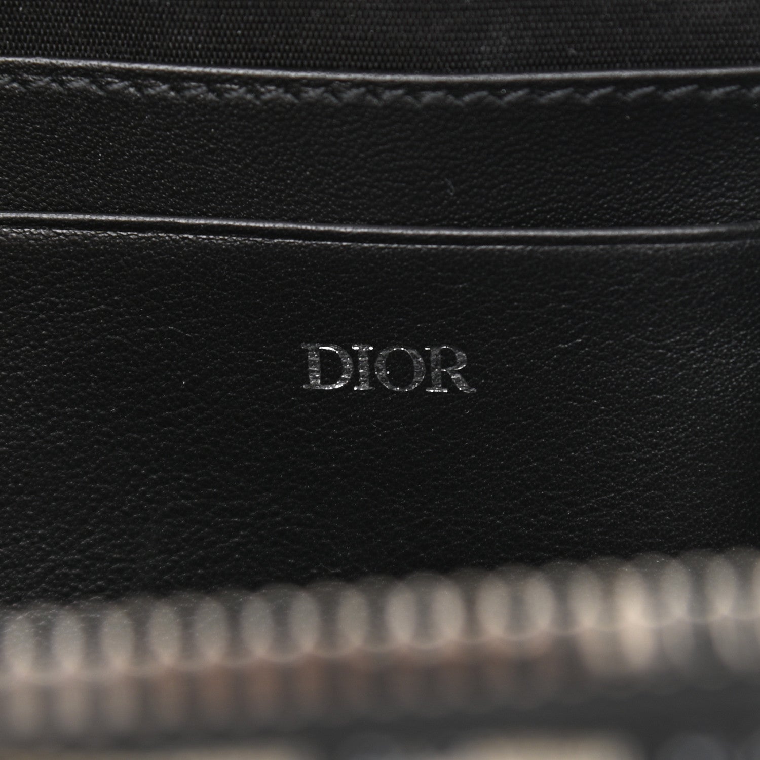Christian Dior Oblique Pouch Beige Black 7 of 11