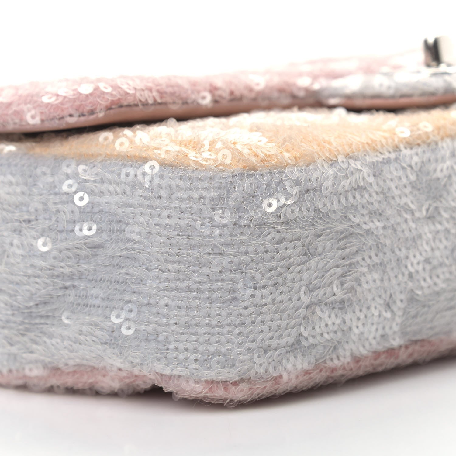 Chanel Sequin Mini Waterfall Flap Pink Blue Yellow 8 of 10