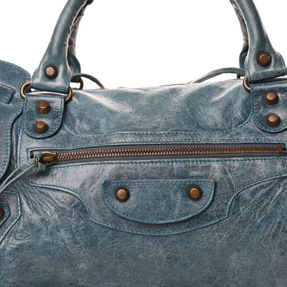 Balenciaga Lambskin Classic Hardware Twiggy Bleu 11 of 11