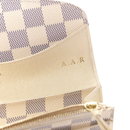 Louis Vuitton Damier Azur Emilie Wallet 10 of 10