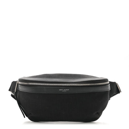 Saint Laurent Canvas Classic Belt Bag Black 1 of 10