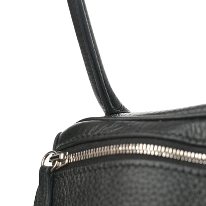 Hermes Taurillon Clemence Lindy 26 Black 13 of 14