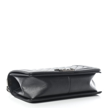 Chanel Calfskin Quilted Medium Boy Flap Black 3 of 8