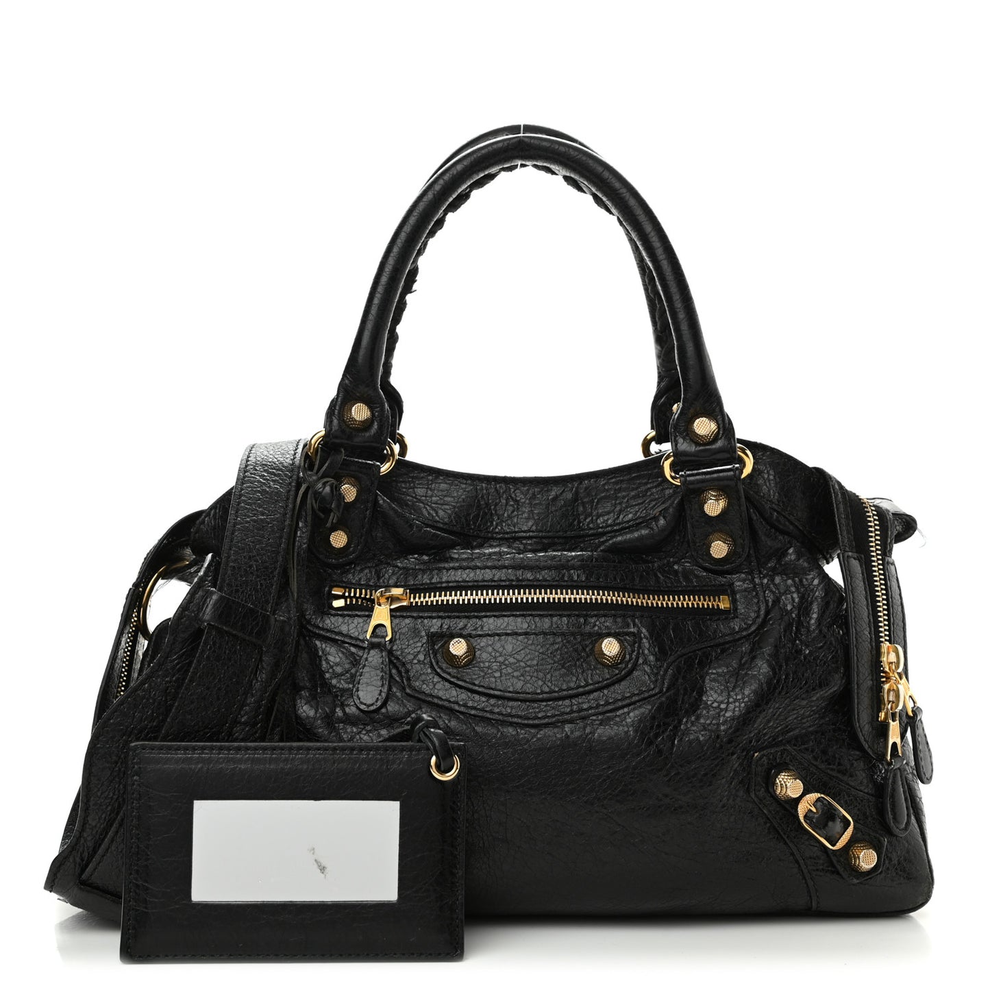 Agneau Giant 12 Gold Hardware Town Black