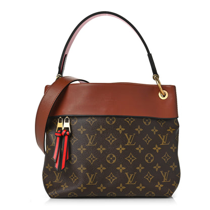 Louis Vuitton Monogram Tuileries Besace Caramel Rouge 2 of 8