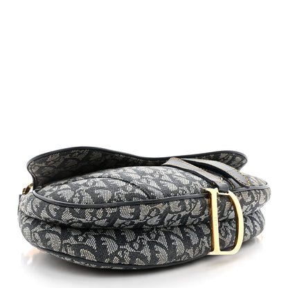 Christian Dior Monogram Saddle Bag Blue 4 of 18